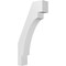 Ekena Millwork 3 1/2-in. W x 12-in. D x 24-in. H Merced Architectural Grade PVC Knee Brace BRCP035X12X24MRC - alternate 1